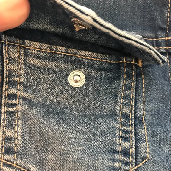 🛼Justice Denim Crop Jacket | Size 6/7 - Picture 15 of 15